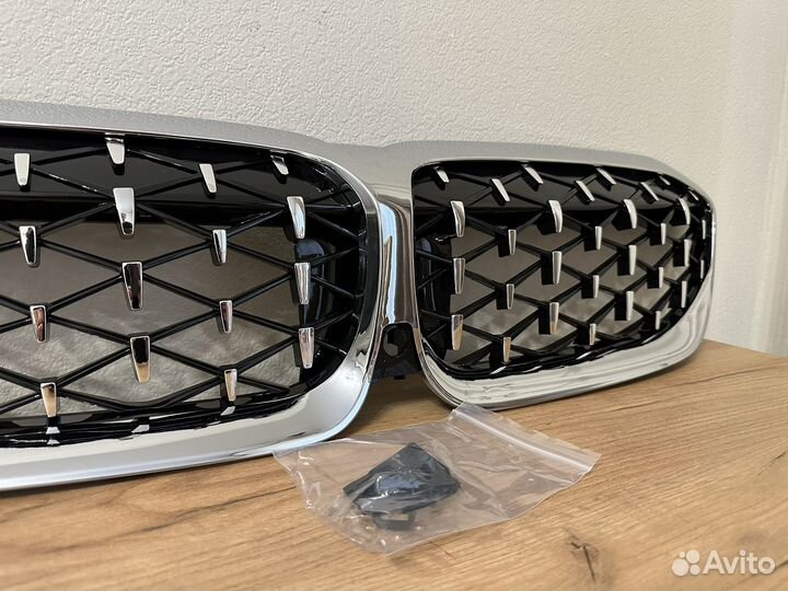Решетка радиатора bmw 3 g20 хром