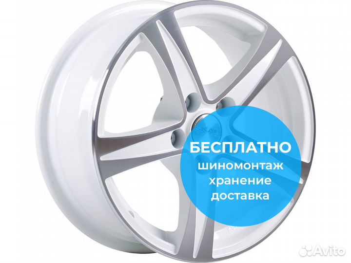 R15 5x114,3 6,5J ET40 D66,1 Скад Sakura алмаз-белы