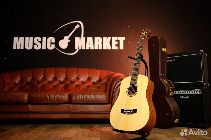 Электроакустическая Гитара 3/4 Cort (Комплект)