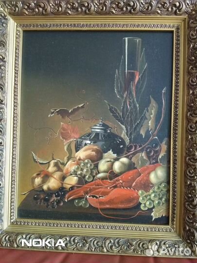 Картина маслом на холсте Натюрморт