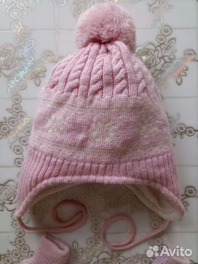 Комплект шапка, варежки Janus меринос