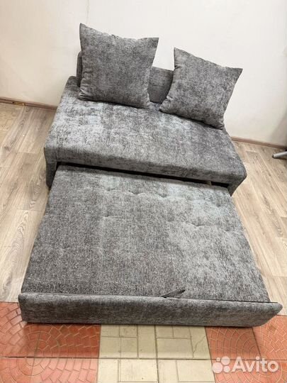 Диван раскладной новый серый
