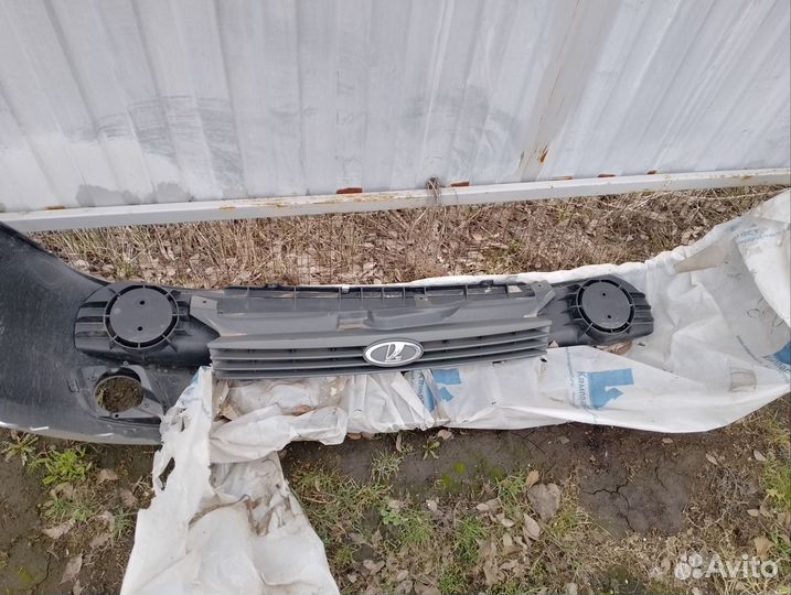 Бампер передний от лады калины люкс