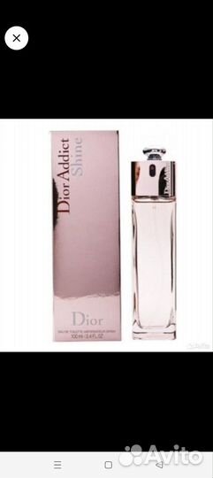 Духи Dior addict shine не полный флакон