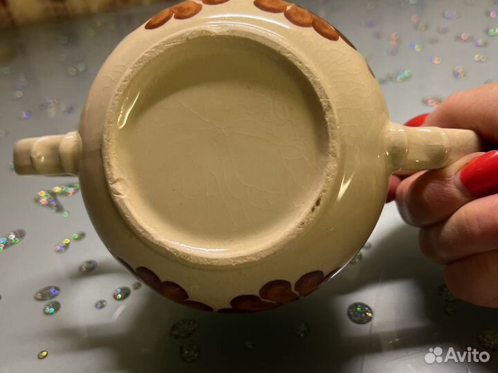 Сахарница польская керамика