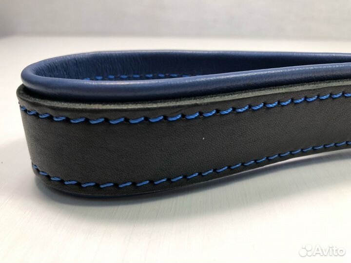 Поводок для собак кожаный / Водилка-поводок