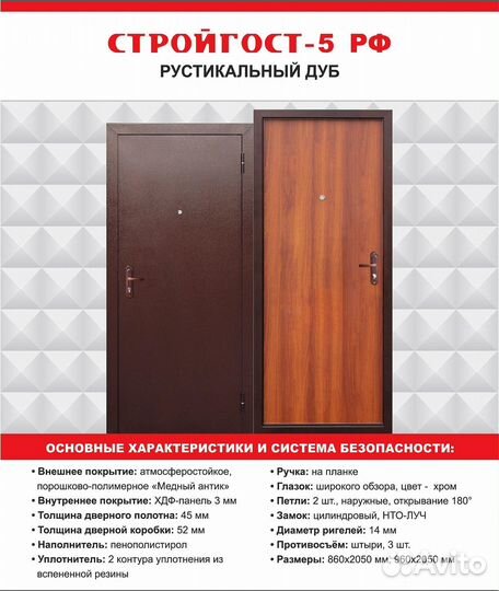 Входные металлические двери эконом