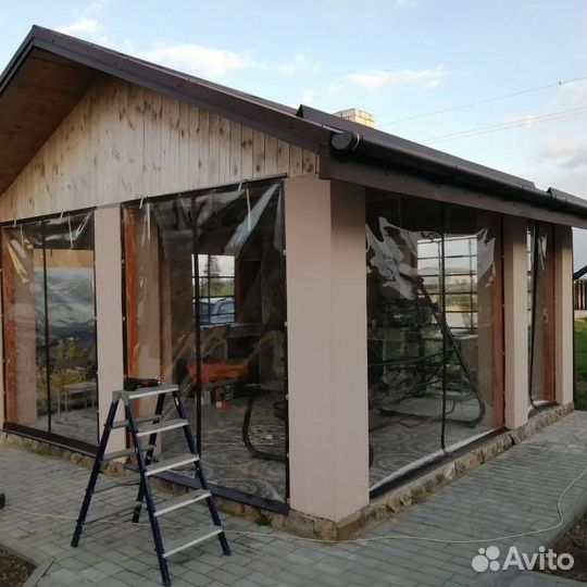 Мягкие окна для беседок и веранд