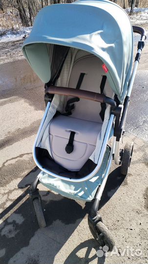 Коляска 2 в 1 эко кожа