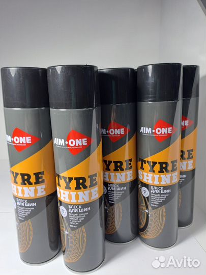 Блеск для шин (без пены) AIM-ONE 650ml (аэрозоль)