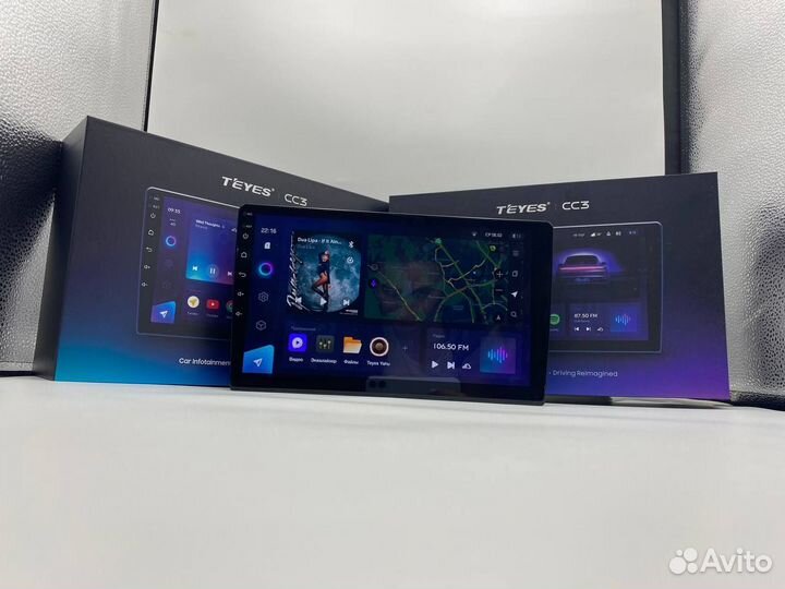 Магнитола на андроиде Teyes CC3 4/64 Skoda