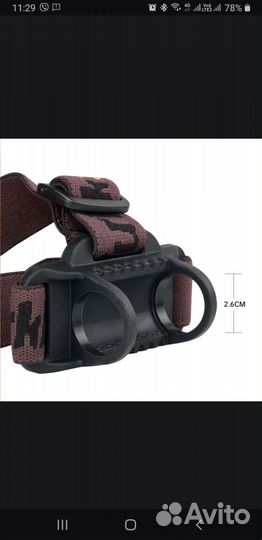 Повязка на голову для фонаря wurkkos hd20