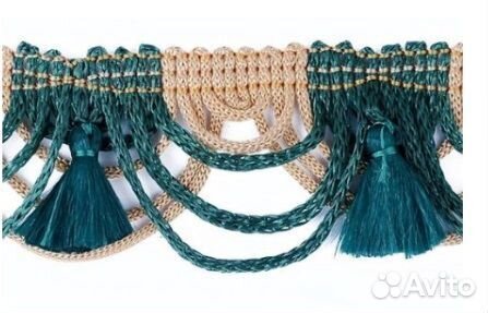 Бахрома, стеклярус, тесьма с кисточками