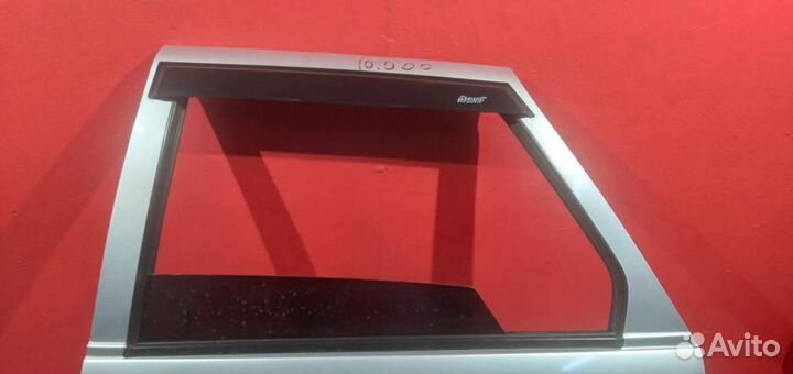 Приора дверь задняя левая серебристая