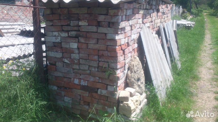 Коллекционный ретро бу красный кирпич с.Успенское