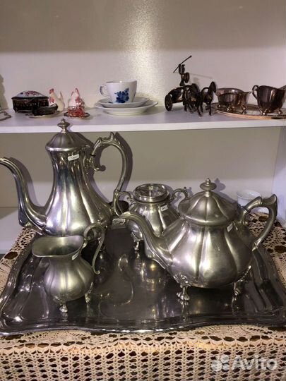 Посуда посеребрения. Антиквариат