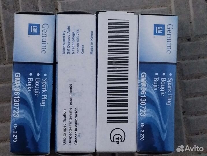 Свеча зажигания Daewoo Nexia/Aveo/Lacerti