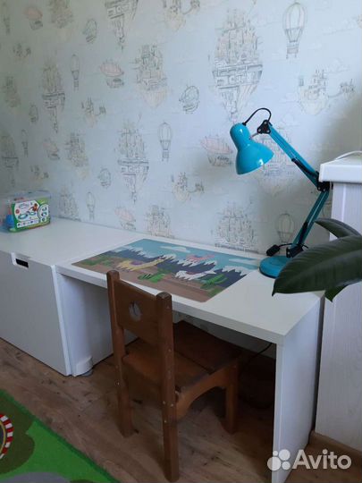Скамья - стол икеа детский