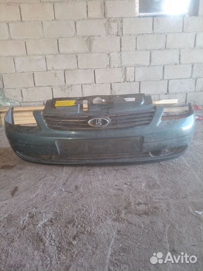 Бампер передний priora 1