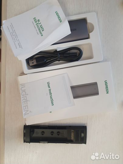 Корпус для ssd m2 ugreen m2 SATA