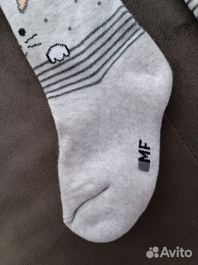 Колготки для девочки с махровой стопой