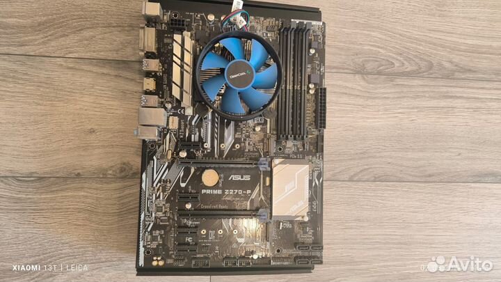 Комплект Материнская плата asus prime Z270-P Проце