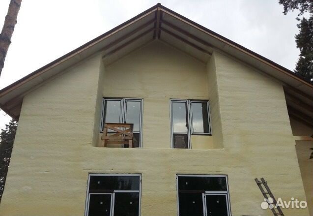 Утепление теплоизоляция пенополиуретаном стен дома