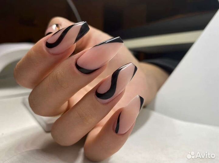 Наращивание ногтей, шеллак