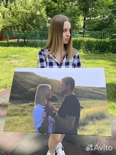 Портрет по фото,печать картин на холсте