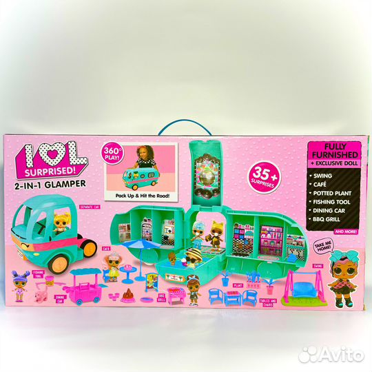Автобус для куклы LoL 35 сюрпризов