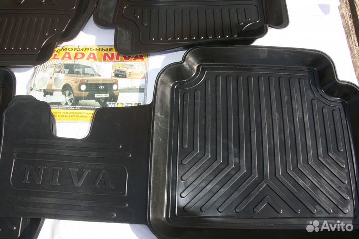 Коврики в салон автомобиля ваз 2121-214 niva