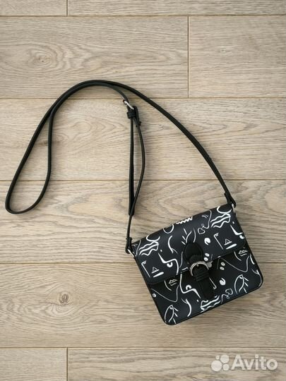 Сумка женская натуральная кожа кросс боди