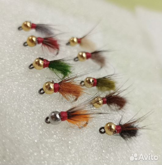 Мушки на хариуса, ленка, 12 шт