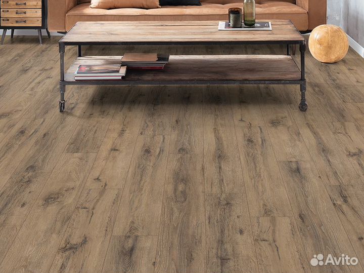 Ламинат Egger Дуб паркетный темный EPL019