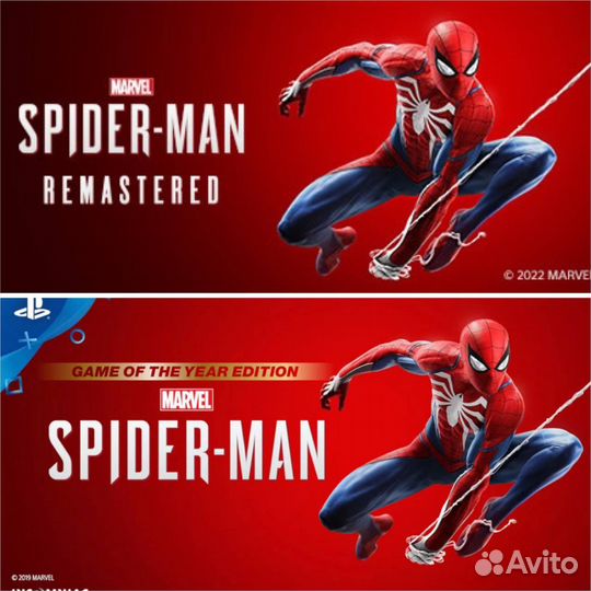 Человек Паук Игра Года Ps4-Ps5