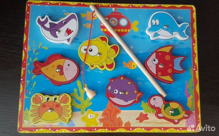 Игрушка магнитная рыбалка