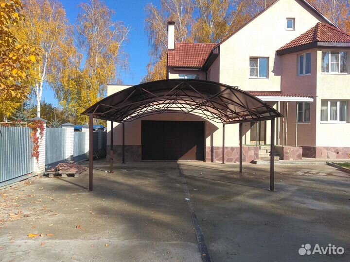 Изготовление и монтаж навесов, авто навес