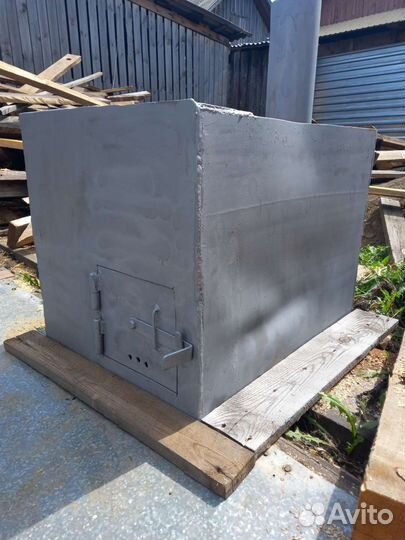 Печь для бани с баком