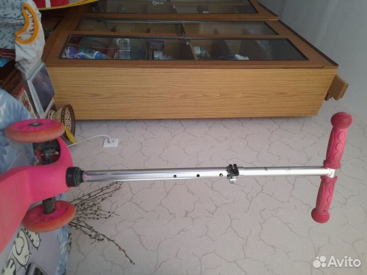 Самокат детский трехколесный светящиеся колеса