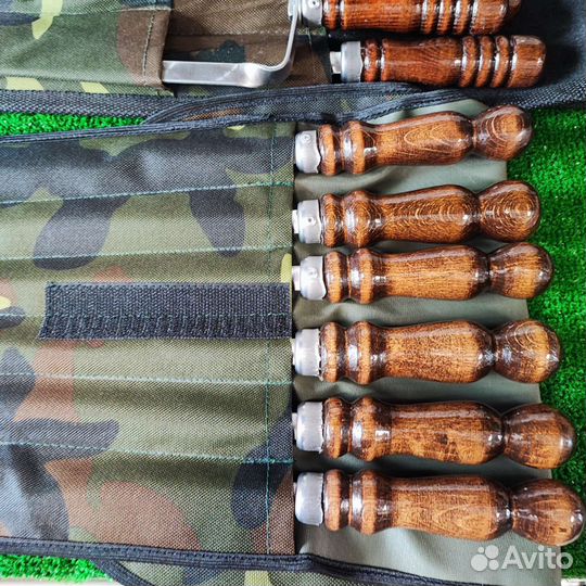 Набор шампуров в чехле, подарки мужчинам