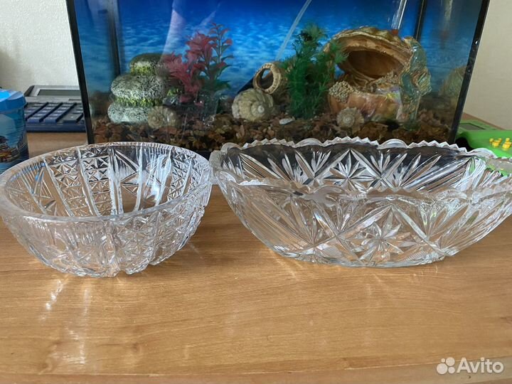 Вазы хрустальные