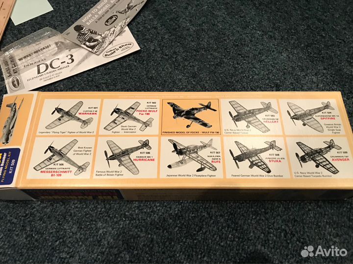 Avenger и Nakajima A6M2-N Сборные модели Guillow's