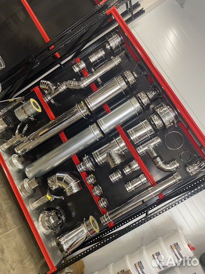 Труба ф 115, 1,0м, нерж/1,0мм