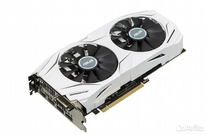 Видеокарта asus nvidia GeForce GTX 1070 dual-GTX10