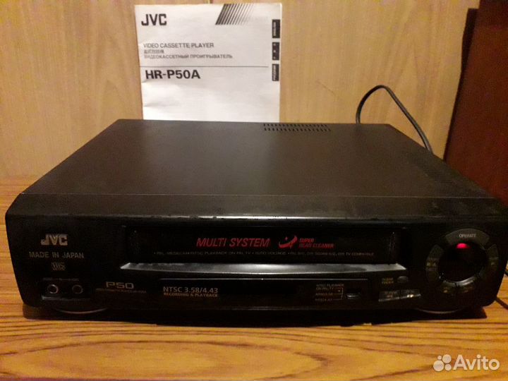 Видеомагнитофон кассетный JVC, Япония