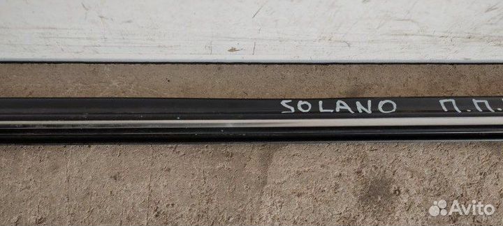 Молдинг стекла передний правый Lifan Solano