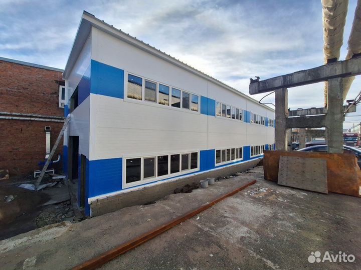 Ангар из сэндвич-панелей 12х24х6 (288м²)