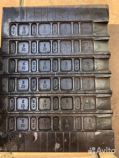 Форма для отливки грузов