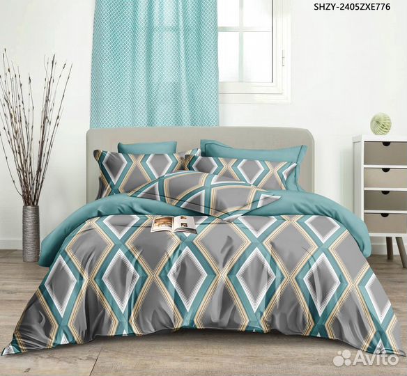 Комплект постельного белья евро хлопок