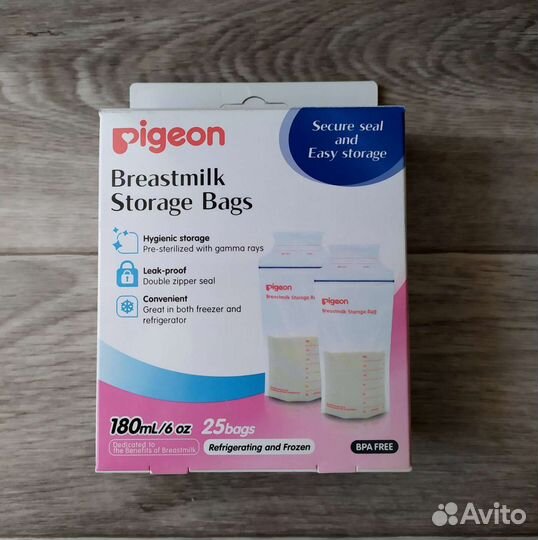 Pigeon Пакеты для хранения грудного молока 12 шт